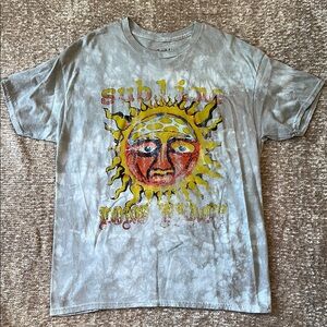 Tie-Dye Sublime Sun Graphic T-Shirt